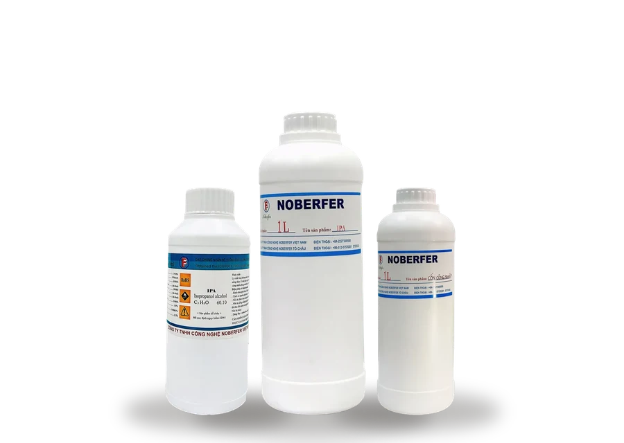 Nhóm dung môi công nghiệp NOBERFER: IPA, Ethanol, Acetone